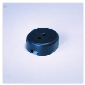 Nahaufnahme von einem eloxierten Teil.