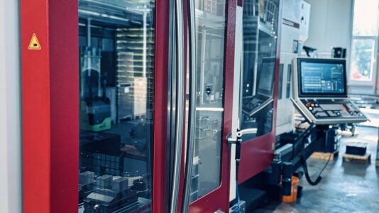Moderner CNC-Maschinenpark